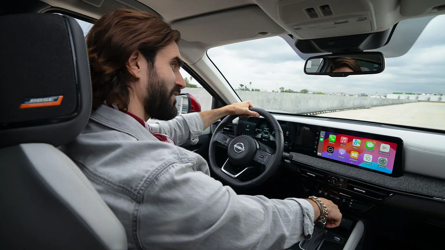 Diseño interior del Nissan Kicks 2025 